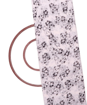 white colour kids print georgette fabric
